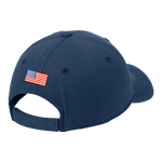Trident Blue Cap with American Flag