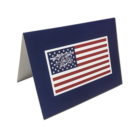 Trident Flag Note Cards - UDT-SEAL Store
 - 1