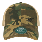 Youth Trident Old Favorite Camo Trucker Cap