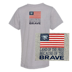 Brave Youth Gray Melange Tshirt