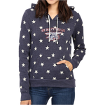 Ladies US NAVY SEALS with Trident Hoodie Star Pullover