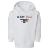 Toddler US NAVY SEALS Trident Flag Pullover Fleece Hoodie Sweatshirt