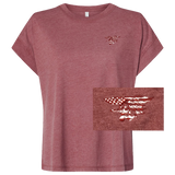 Women's Stars and Stripes Trident Relaxed Vintage Wash Tee