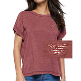 Women's Stars and Stripes Trident Relaxed Vintage Wash Tee