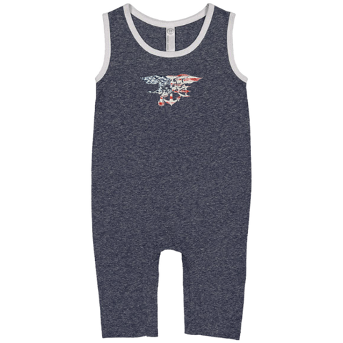Infant Trident Harborside Melange Tank Romper