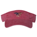 Vintage Americana Trident Pigment Dyed Visor