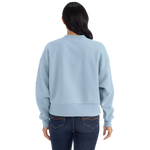 Ladies Stonewash Denim Trident Flag Heavyweight Sweatshirt