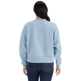 Ladies Stonewash Denim Trident Flag Heavyweight Sweatshirt