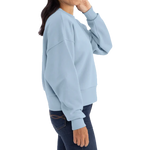 Ladies Stonewash Denim Trident Flag Heavyweight Sweatshirt