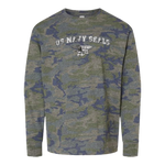 Youth Trident US NAVY SEALS Camo Long Sleeve Tee