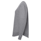 Ladies Trident Flag Granite Heather Weekend Crewneck Sweatshirt