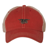 Trident Scarlet Red/Khaki Old Favorite Trucker Cap