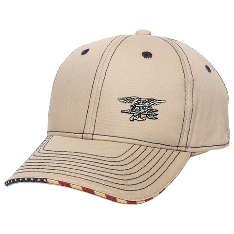 Trident Patriotic Cap with Flag Design