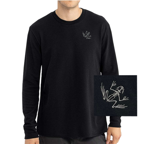 Bone Frog Black Long Sleeve Thermal