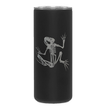 Bone Frog Black Slim Can Cooler/Tumbler