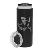 Bone Frog Black Slim Can Cooler/Tumbler