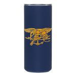 Trident Navy Slim Can Cooler/Tumbler