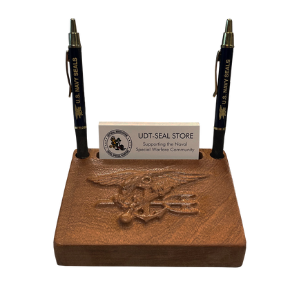 Trident Business Card and Two Pen Holder