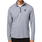 Bone Frog Jacquard Quarter-Zip Pullover
