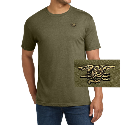 Trident Next Level Military Green Triblend T-Shirt