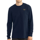 Trident Midnight Navy Thermal Long Sleeve Tee
