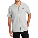 Men's Silver Bone Frog Short Sleeve Performance Camp Shirt