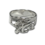 Sterling Silver Men's Trident Ring - UDT-SEAL Store
 - 1