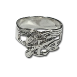Sterling Silver Men's Trident Ring - UDT-SEAL Store
 - 1