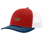 Trident Red White and Blue Trucker Hat