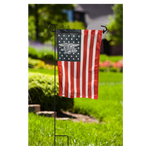 Garden American Flag with Navy SEAL Trident in Stars