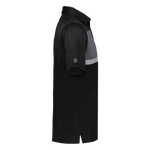 Bone Frog Prism Bold Black and Gray Polo