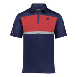 Trident Prism Bold Navy and Red Polo