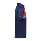 Trident Prism Bold Navy and Red Polo