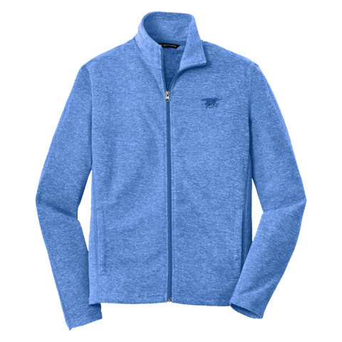 Men's Trident Royal Heather Microfleece Full Zip Jacket
