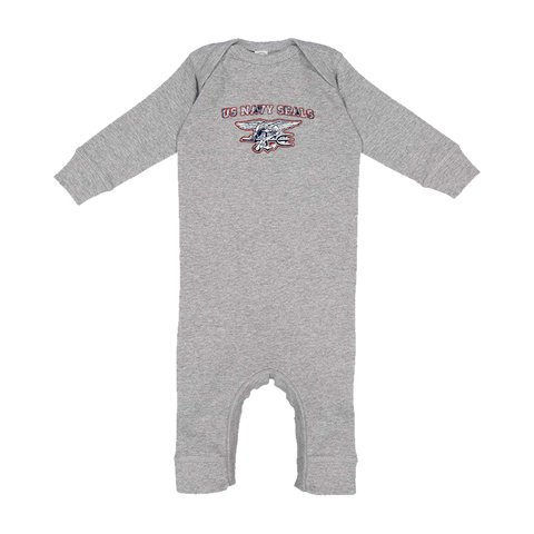 US NAVY SEALS Trident Infant Long Legged Bodysuit