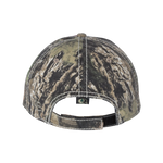 American Flag with Bone Frog Mossy Oak Camo Cap