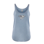 Ladies Festival Tank with Trident Screenprint