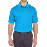 Men's SWCC Jacquard Stripe Blue Polo Shirt