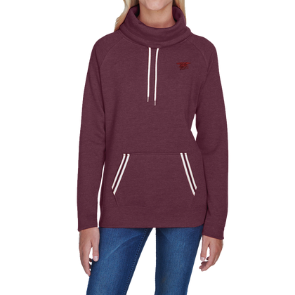 Ladies Trident Cowl Neck Sweatshirt