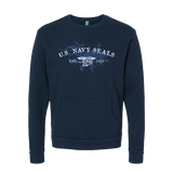 Trident Scroll Design Santa Cruz Pocket Sweatshirt