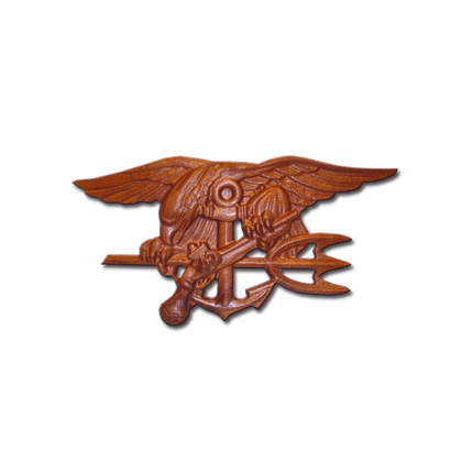 Sapele 18" Trident Wood Carving - UDT-SEAL Store

