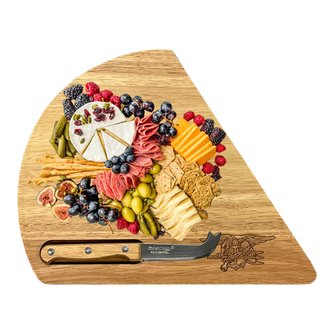 Trident Wooden Cheese Board Set