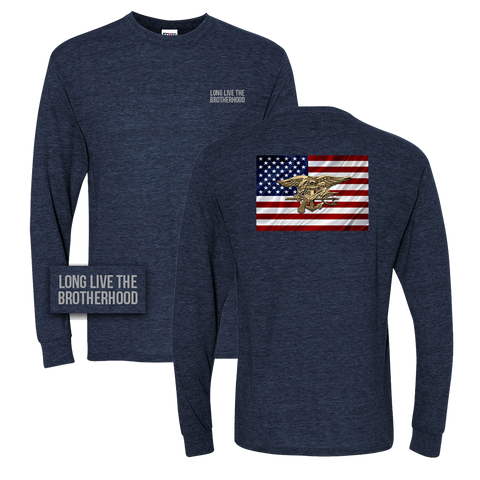 Trident Flag Long Sleeve T-Shirt
