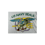 Multi Color Hand Drawn Trident US NAVY SEALS Toddler Tshirt