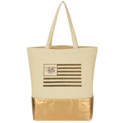 Trident Flag Cotton Tote Bag