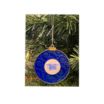 Trident Blue Bulb Holiday Ornament