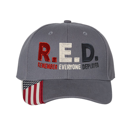 R.E.D. Remember Everyone Deployed Trident Cap