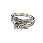 Sterling Silver Ladies Trident Ring - UDT-SEAL Store
