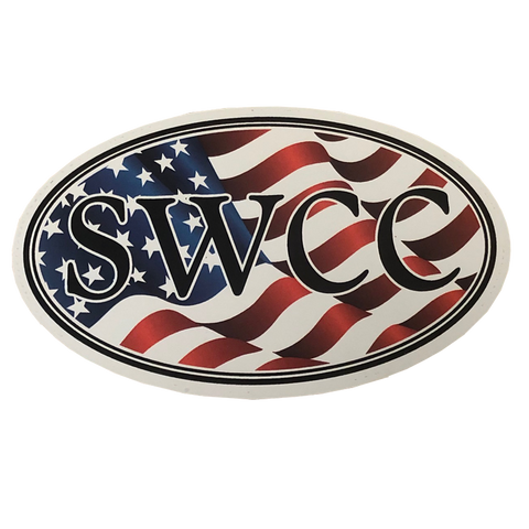 SWCC Oval Patriotic Decal