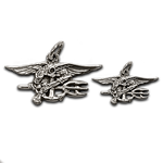 Oxidized Sterling Silver Trident Pendant - UDT-SEAL Store
 - 1